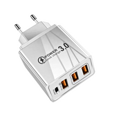 4-Port QC3.0 Fast USB Charger — 48W Multi-Voltage